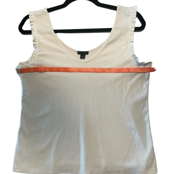 ANN TAYLOR Polished Tank – Sleeveless, Cotton Blend, Size M - Picture 6 of 7